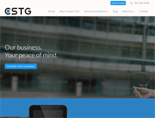 Tablet Screenshot of cstg.com